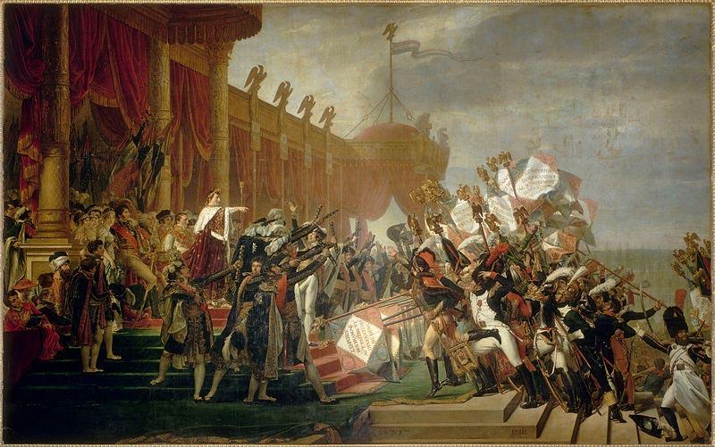 Jacques-Louis David The Army takes an Oath to the Emperor after the Distribution of Eagles, 5 December 1804 Germany oil painting art